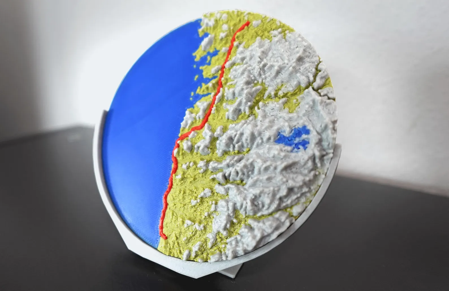 Individuelle 3D Karte mit Route