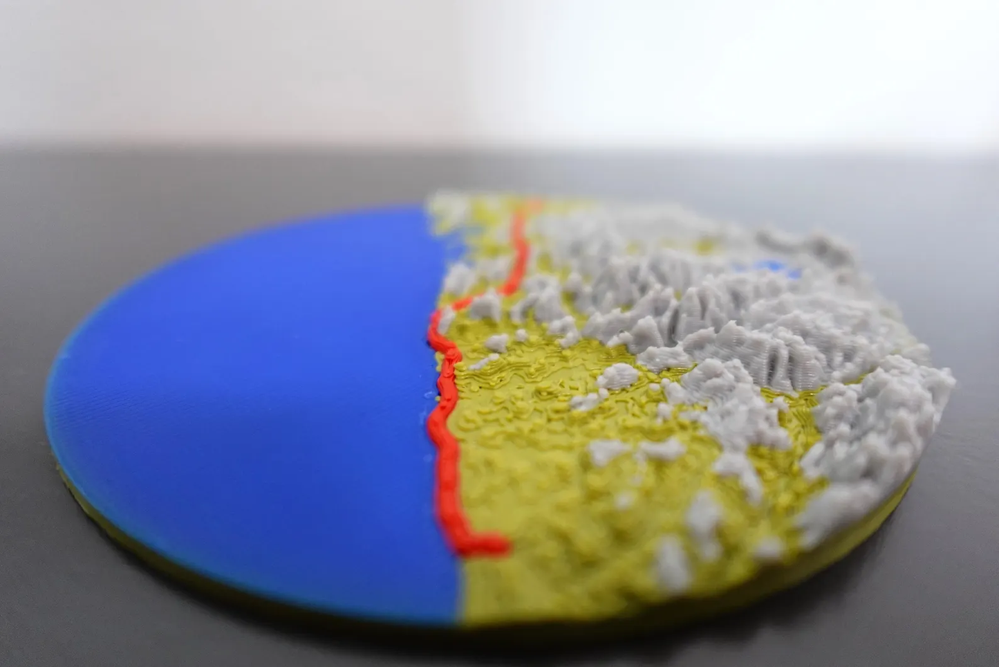 Individuelle 3D Karte mit Route