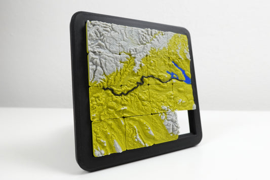 3D Schiebepuzzle mit deiner Route