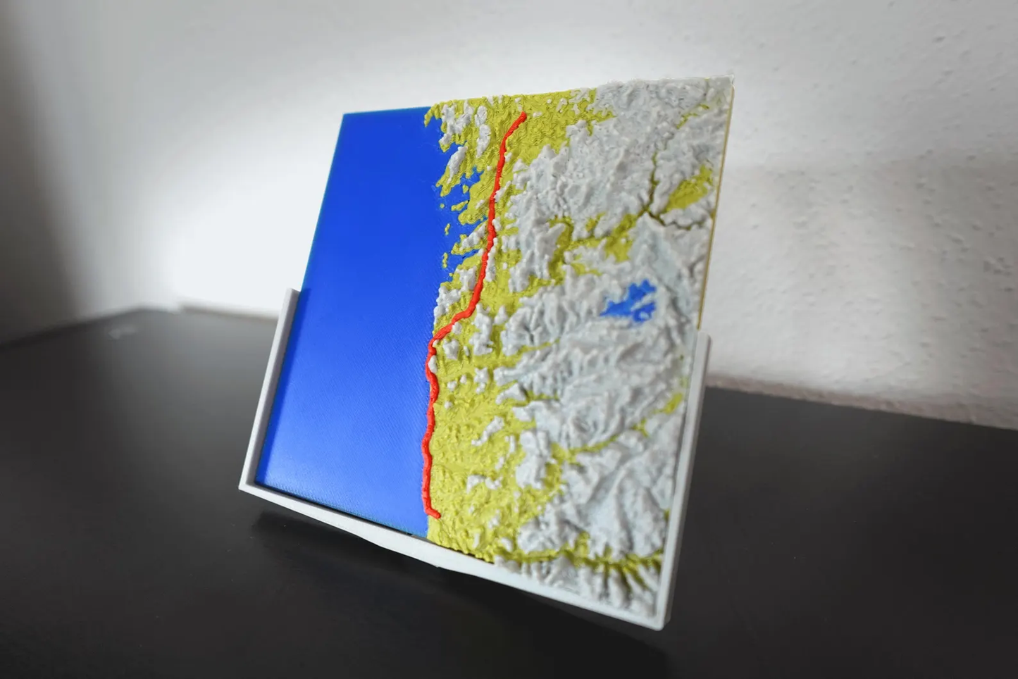 Individuelle 3D Karte mit Route