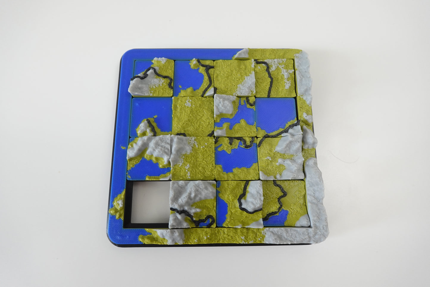 3D Schiebepuzzle mit deiner Route
