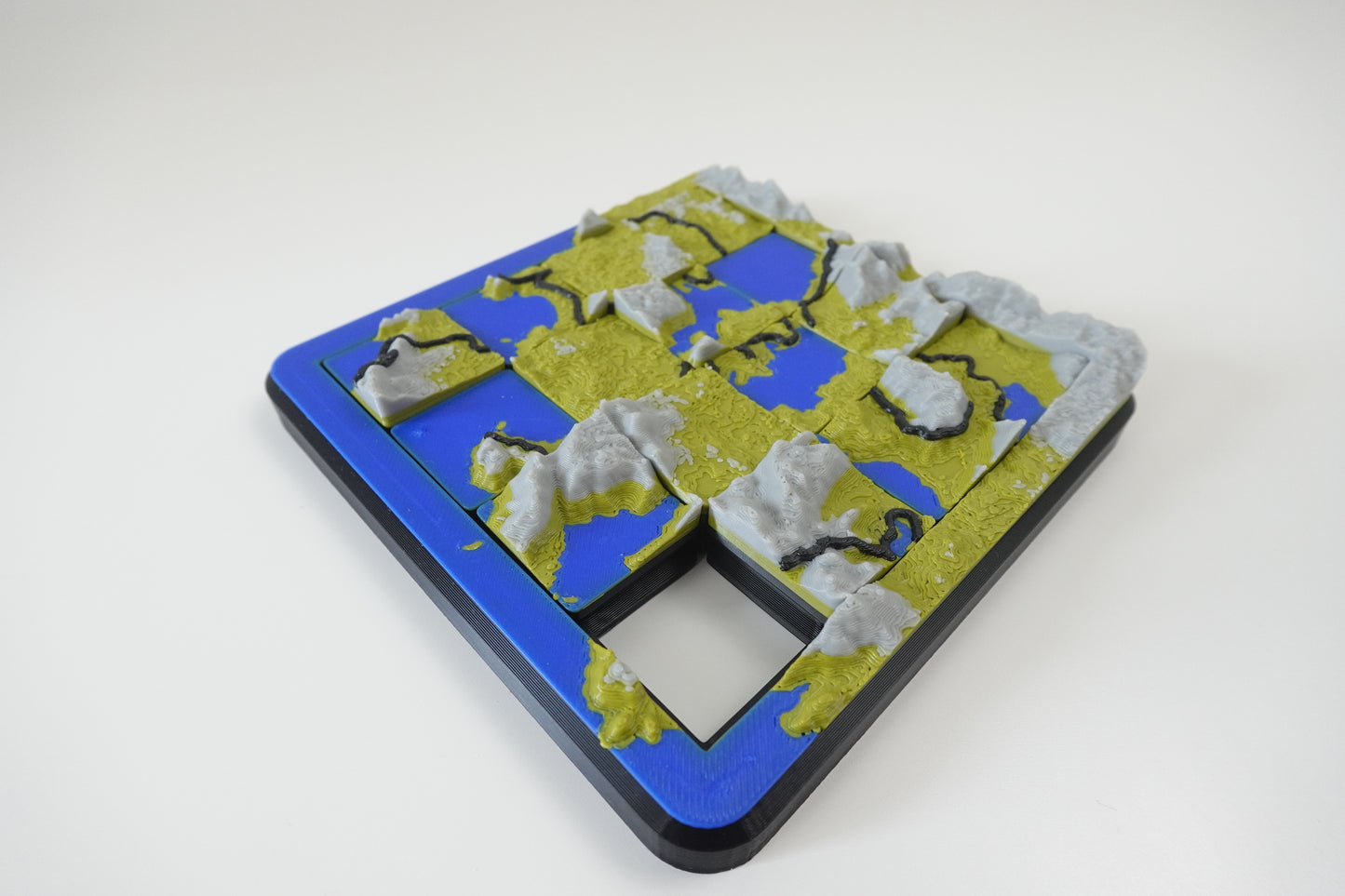 3D Schiebepuzzle mit deiner Route