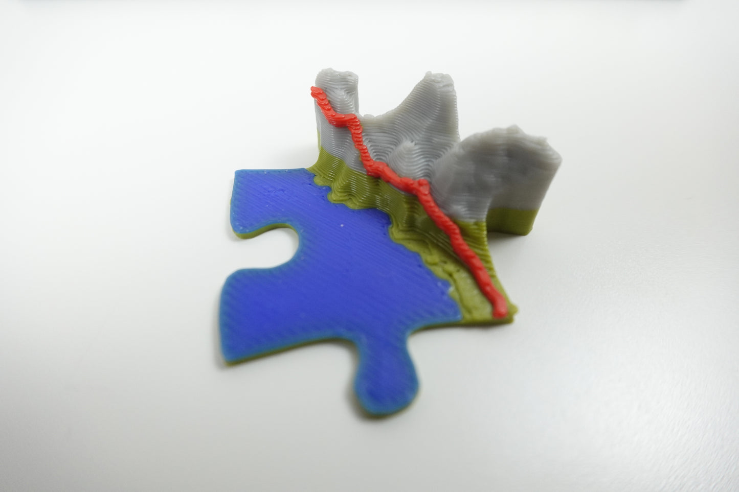 3D Puzzle deiner Outdoor Tour - Personalisiertes Puzzle mit 36 Teilen und Rahmen
