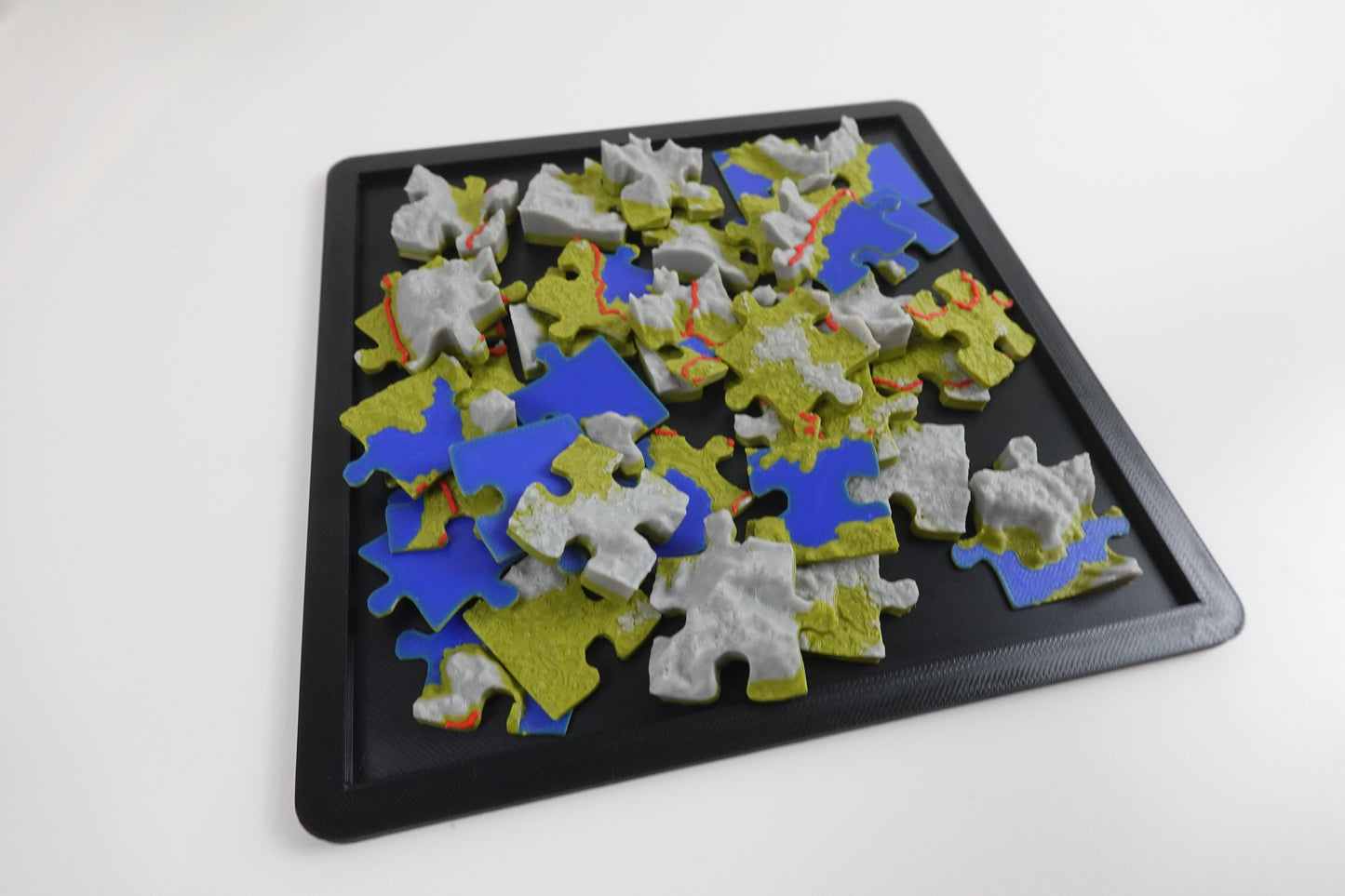 3D Puzzle deiner Outdoor Tour - Personalisiertes Puzzle mit 36 Teilen und Rahmen