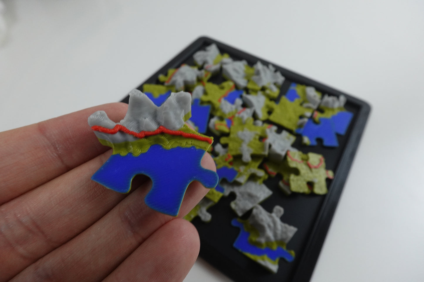 3D Puzzle deiner Outdoor Tour - Personalisiertes Puzzle mit 36 Teilen und Rahmen
