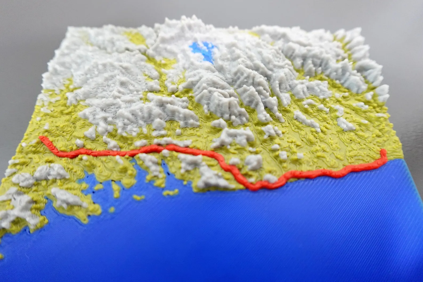 Individuelle 3D Karte mit Route